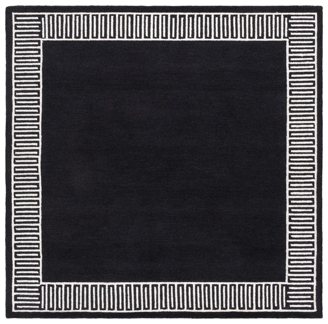 Safavieh Metro 6'-0" x 6'-0" Rug in Charcoal / Ivory