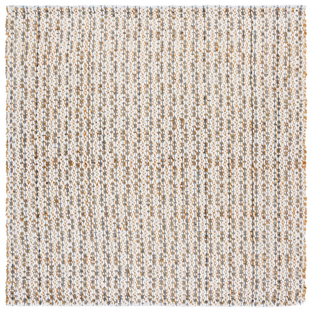 Safavieh Natural Fiber 6'-0" x 6'-0" Rug in Natural / Blue