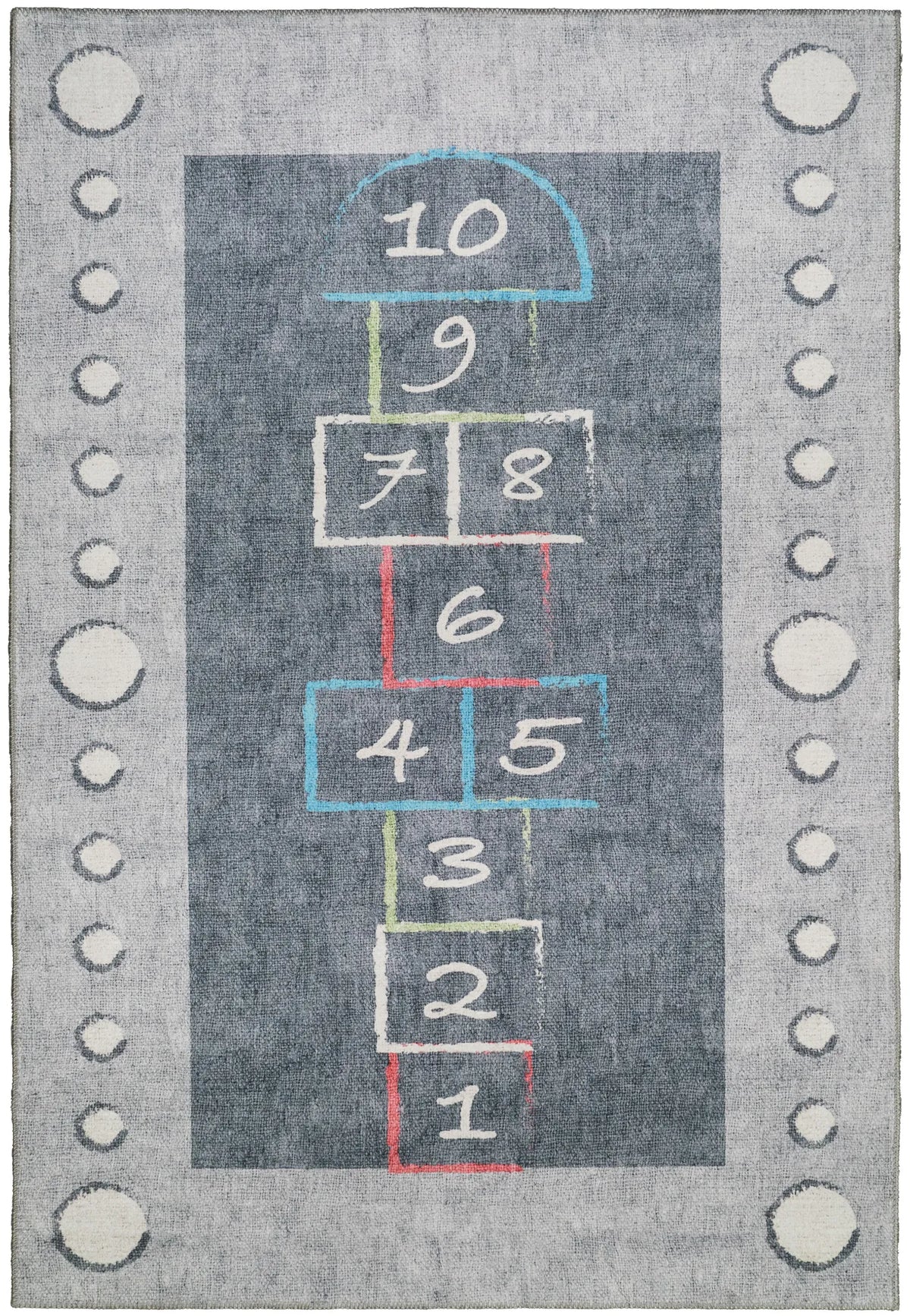 Dynamic Rugs Kidz 8083 Grey/Multi Rugs - Rectangular