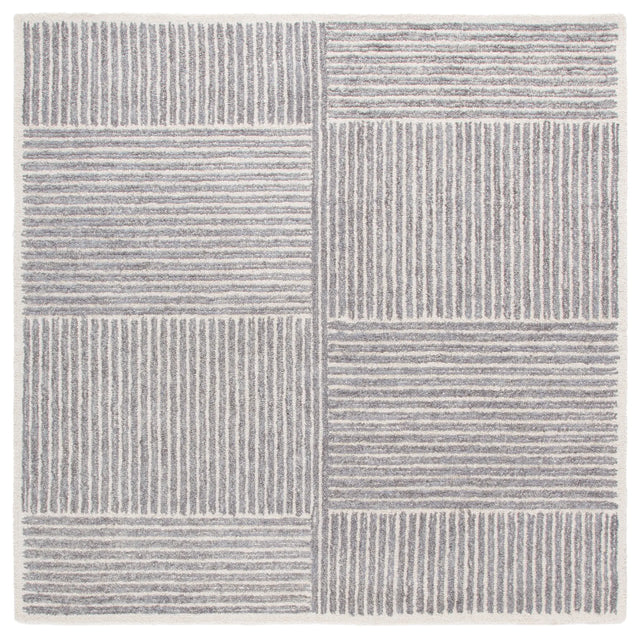 Safavieh Abstract 6'-0" x 6'-0" Rug in Ivory / Grey