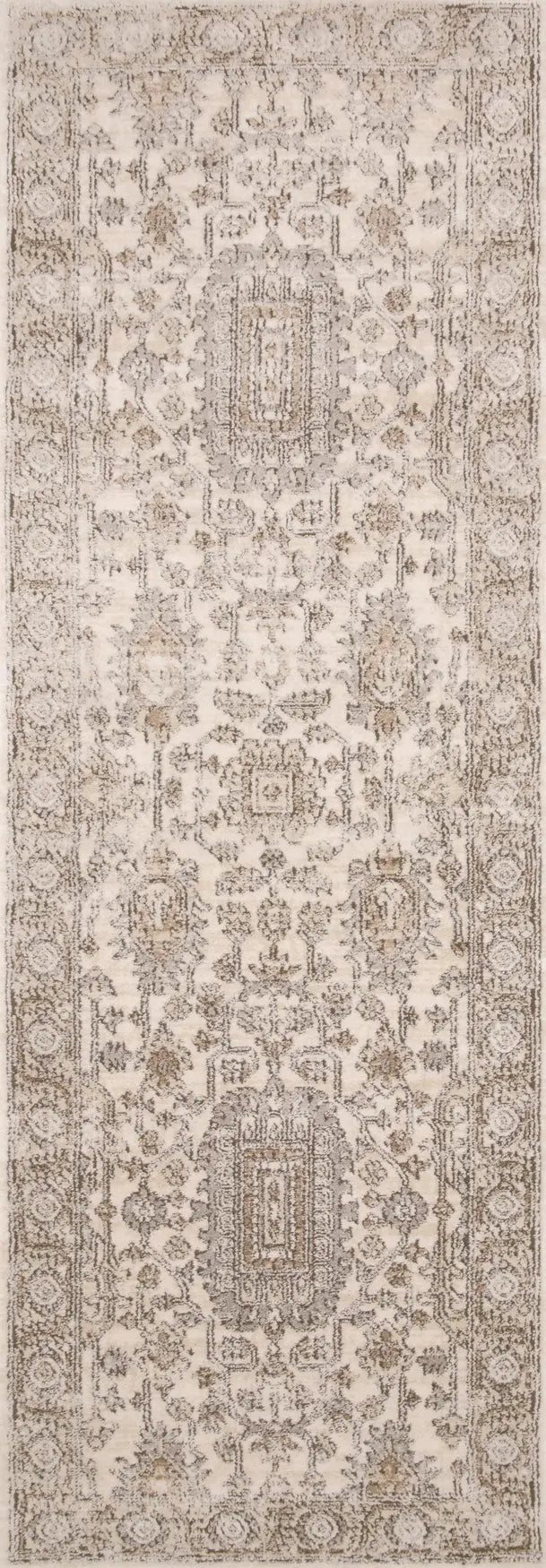 Loloi Teagan Tea-03 Ivory/Sand Rugs - runner flat