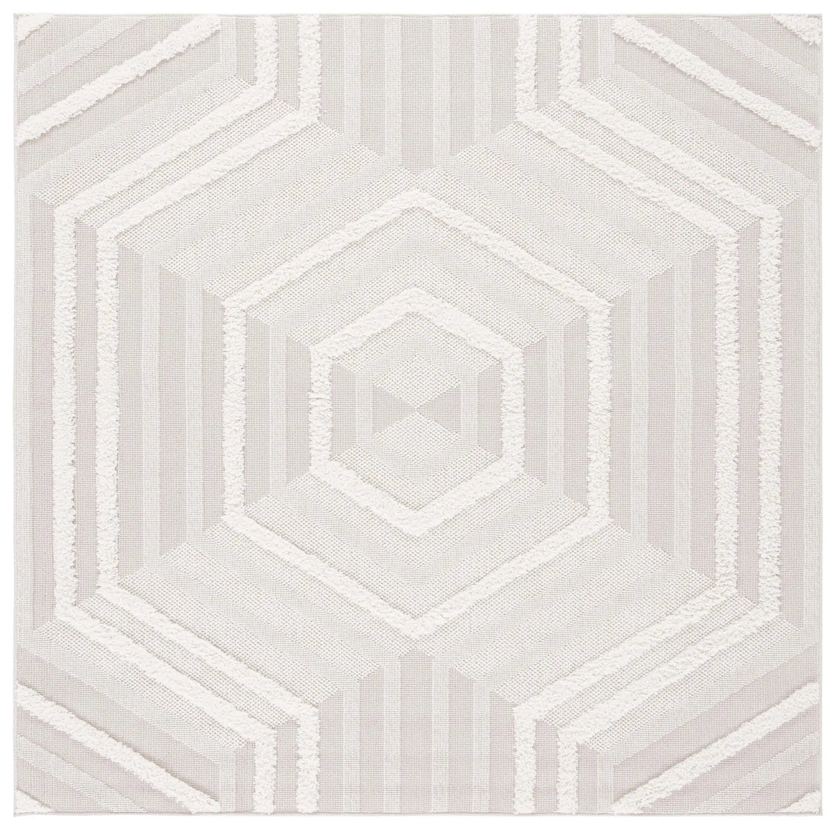 Safavieh Trends 6'-7" x 6'-7" Rug in Beige / Ivory