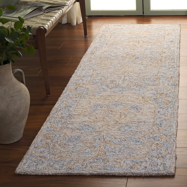 Safavieh Jardin 2'-3" x 8'-0" Rug in Beige / Grey