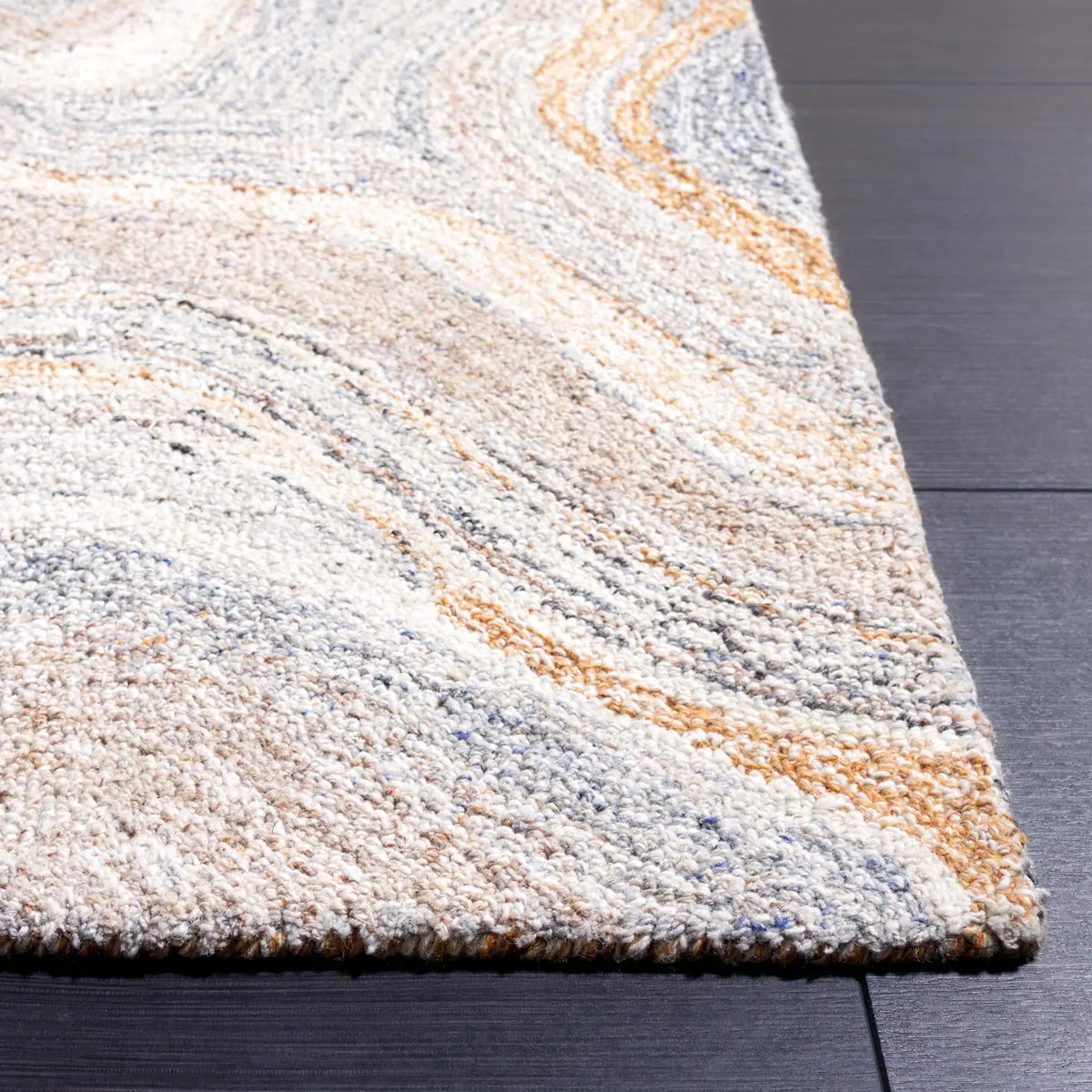 Safavieh Abstract 4'-0" x 6'-0" Rug in Grey / Brown