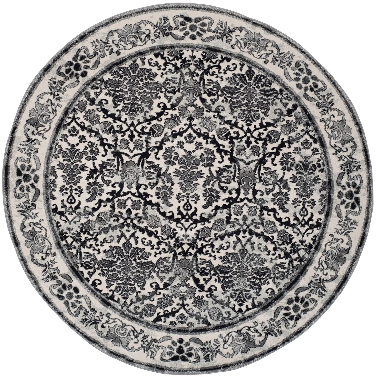 Safavieh Evoke 6'-7" x 6'-7" Rug in Ivory / Grey
