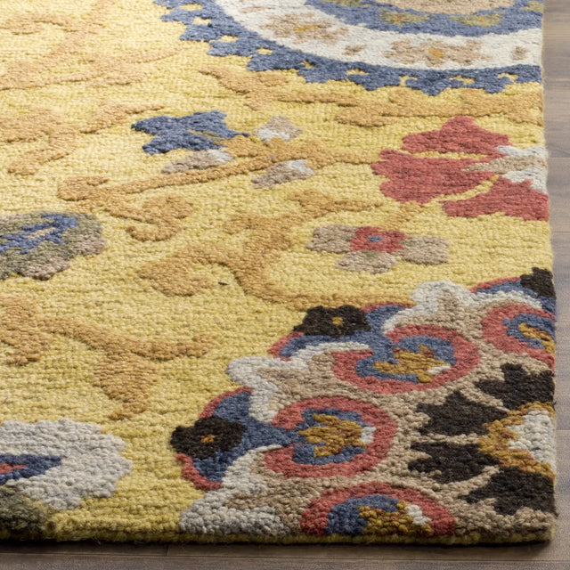 Safavieh Blossom 5'-0" x 8'-0" Rug in Gold / Multi