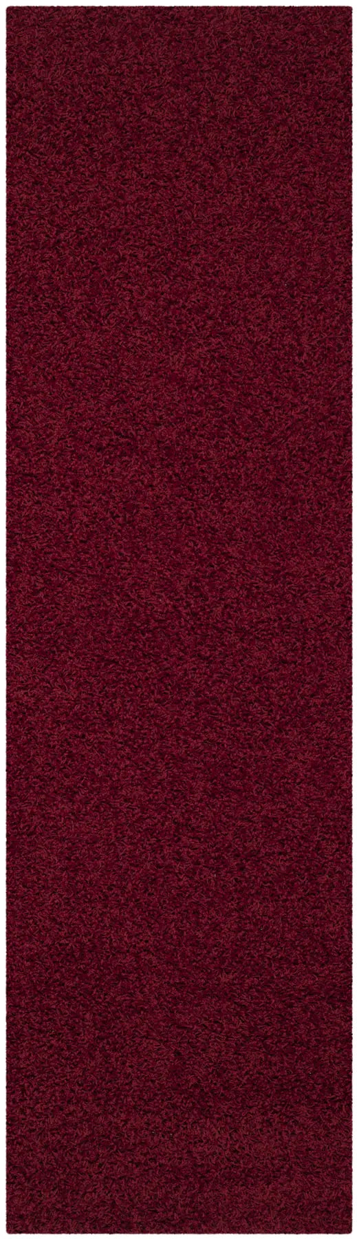 Safavieh Sga-Athens Shag 2'-3" x 8'-0" Rug in Red