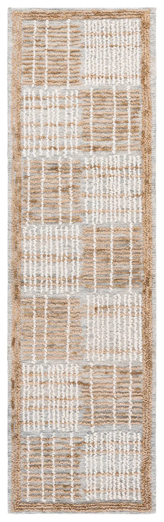 Safavieh Abstract 2'-3" x 8'-0" Rug in Sage / Taupe