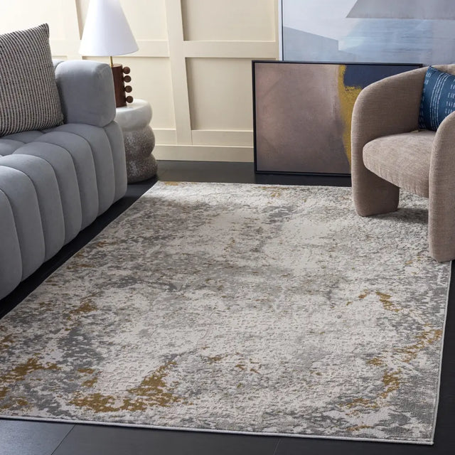 Safavieh Palma 5'-3" x 7'-6" Rug in Grey / Gold