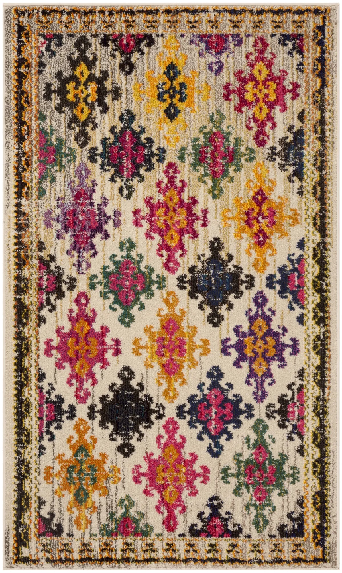 Safavieh Monaco 3'-0" x 5'-0" Rug in Ivory / Multi