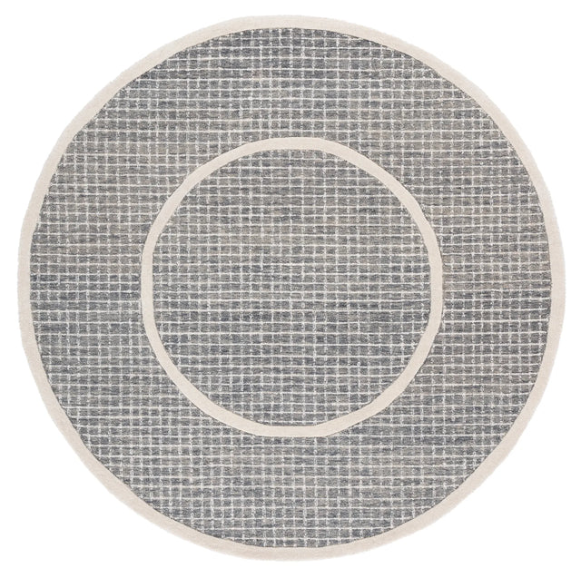 Safavieh Pine 6'-0" x 6'-0" Rug in Grey / Ivory