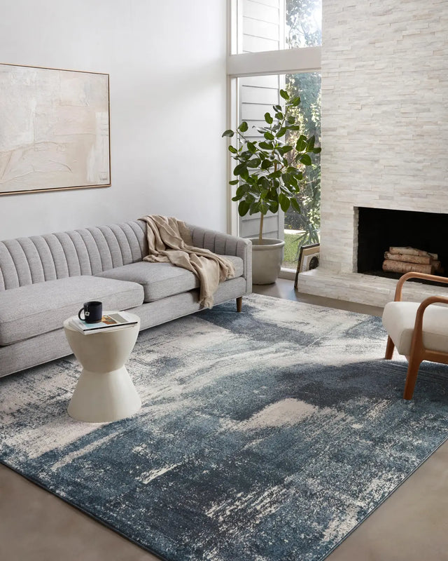 Loloi Spirit Spi-04 Indigo/Ivory Rugs - room scene 1