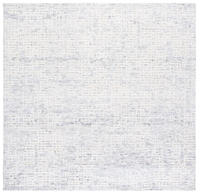 Safavieh Ebony 6'-0" x 6'-0" Rug in Silver / Ivory
