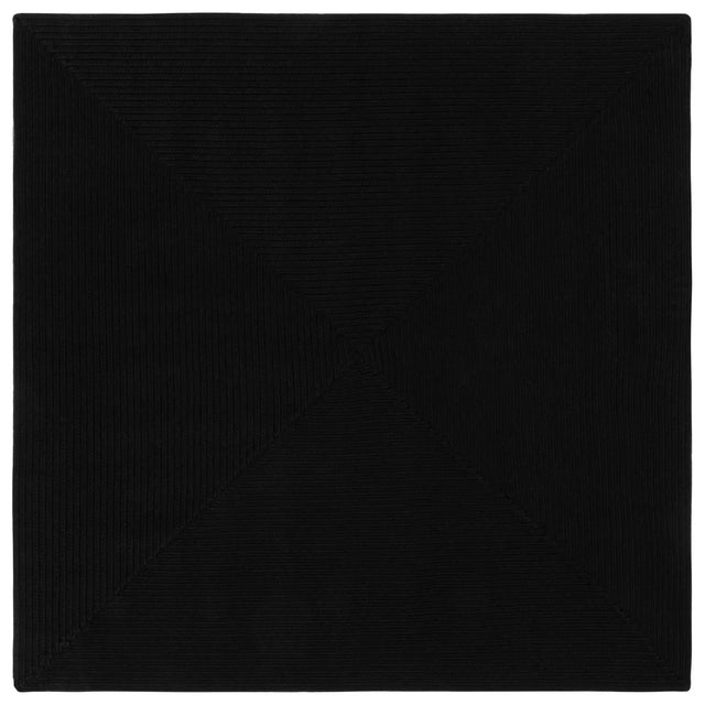 Safavieh Braided 6'-0" x 6'-0" Rug in Black