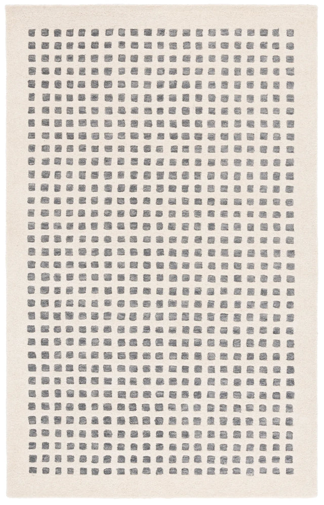 Safavieh Ebony 4'-0" x 6'-0" Rug in Ivory / Black