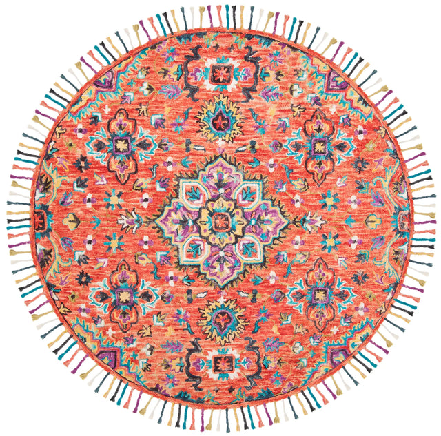 Safavieh Aspen 5'-0" x 5'-0" Rug in Red / Gold