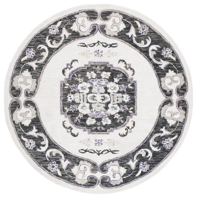 Safavieh Aspen 6'-0" x 6'-0" Rug in Ivory / Black