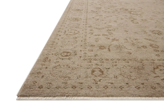 Loloi Haywood HYD-02 Sand / Natural Rug - rug corner
