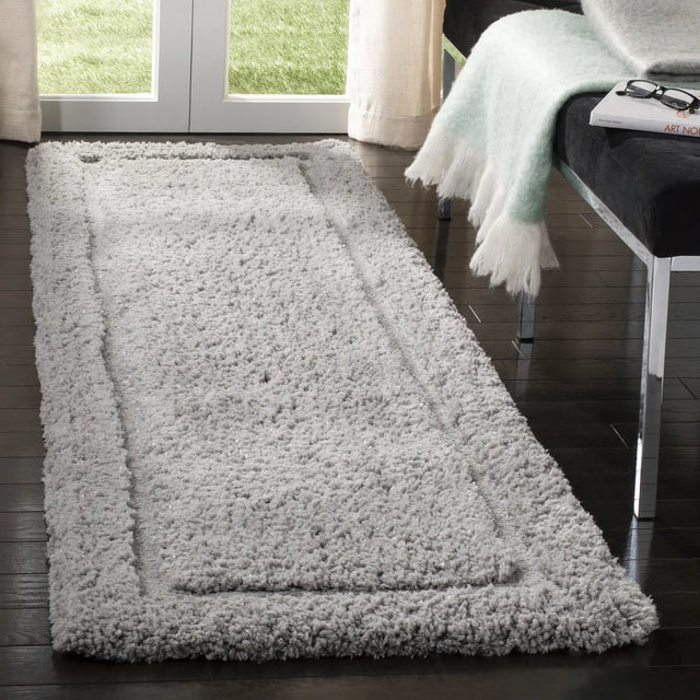 Safavieh Glamour Shag 2'-3" x 8'-0" Rug in Grey