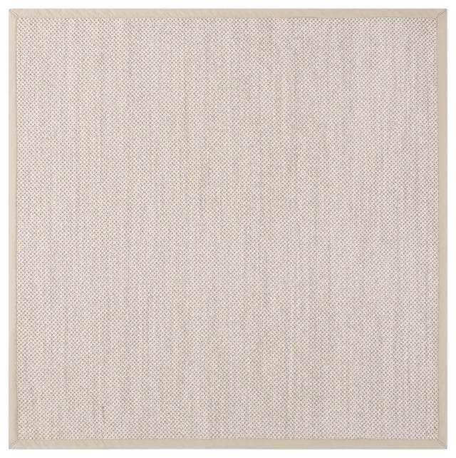 Safavieh Natural Fiber 6'-0" x 6'-0" Rug in Marble / Beige
