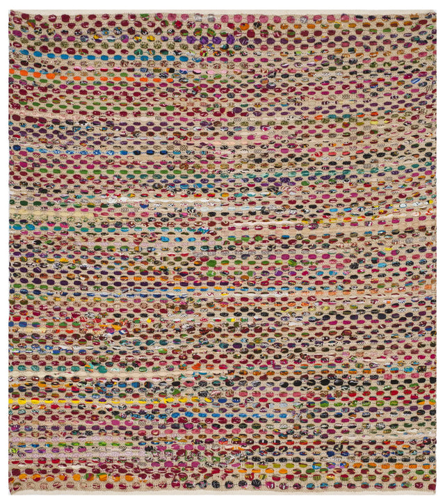 Safavieh Cape Cod 6'-0" x 6'-0" Rug in Natural / Multi