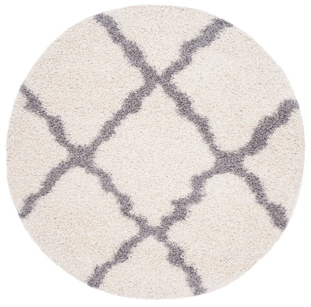 Safavieh Sgd-Dallas Shag 6'-0" x 6'-0" Rug in Ivory / Grey