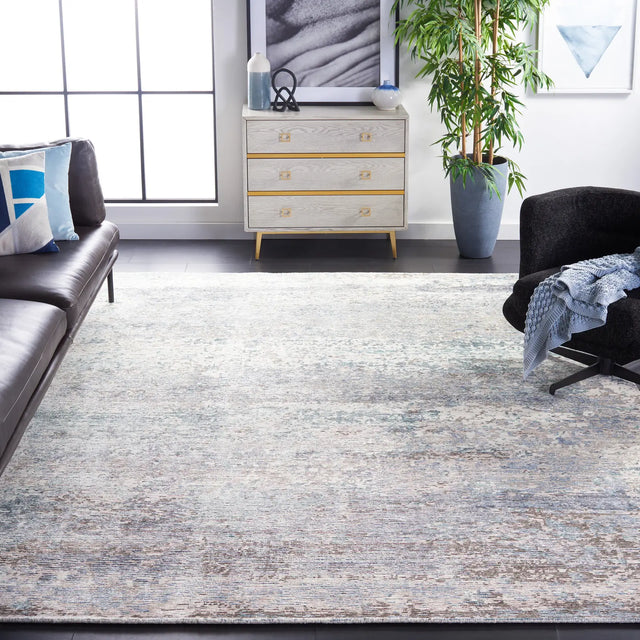 Safavieh Tiffany 10'-0" x 14'-0" Rug in Silver / Blue