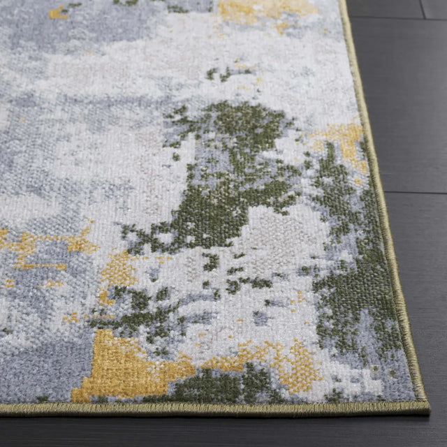 Safavieh Bayside 4'-0" x 6'-0" Rug in Green / Grey