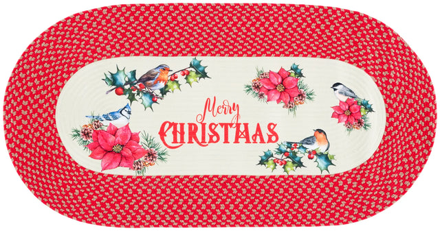 Safavieh Braided Posters 2'-0" x 4'-0" Rug in Ivory / Red