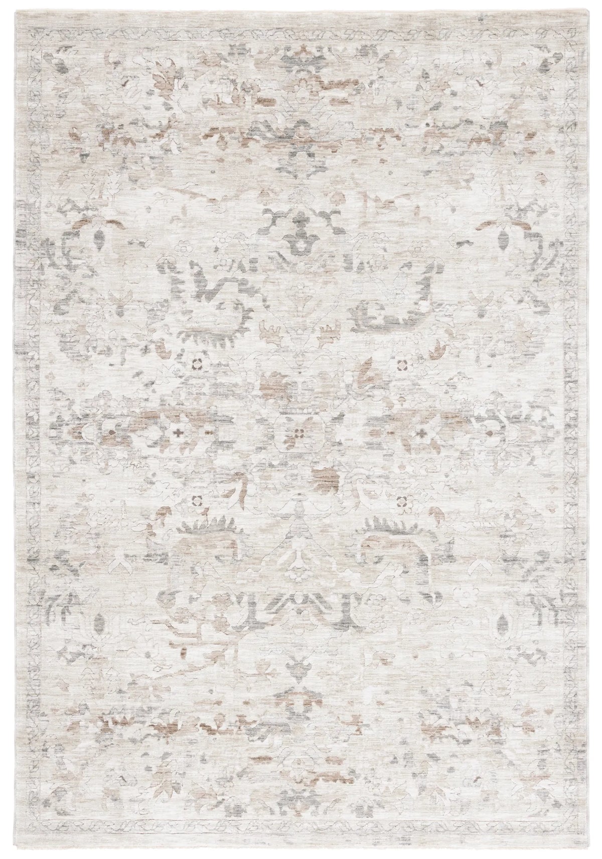 Safavieh Mason 100 4'-0" x 6'-0" Rug in Green / Beige
