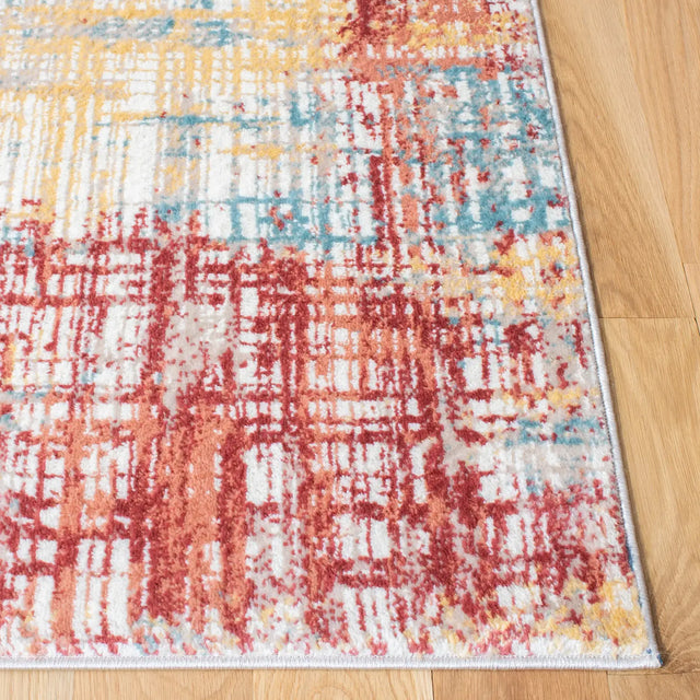 Safavieh Skyler 4'-5" x 6'-5" Rug in Burgundy / Gold