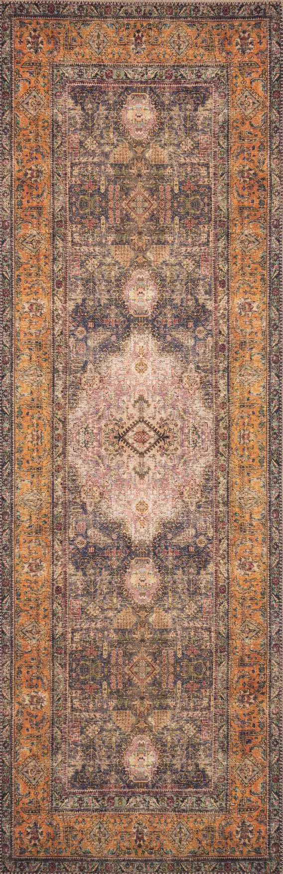 Loloi Loren Lq-02 Plum / Multi Rugs - runner flat
