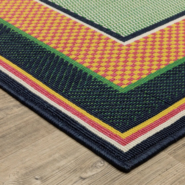 Oriental Weavers Sphinx Havana HAV03 Navy Rugs - corner detail
