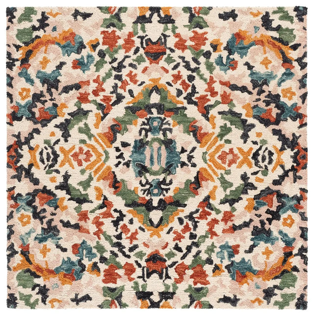 Safavieh Aspen 5'-0" x 5'-0" Rug in Ivory / Pink