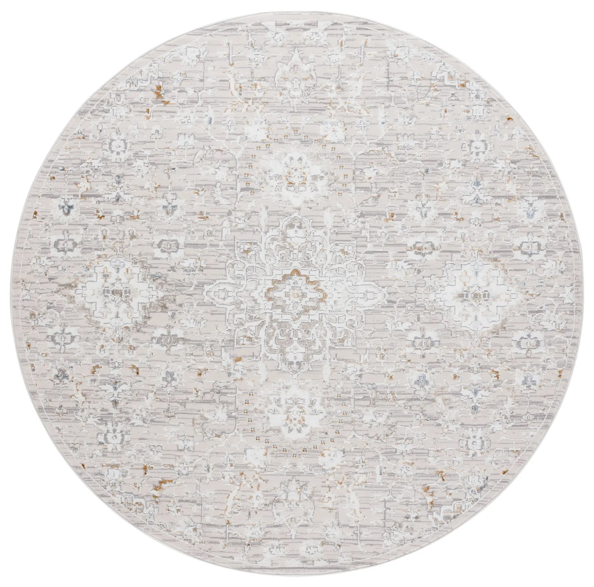 Safavieh Easton 6'-7" x 6'-7" Rug in Ivory / Beige Grey
