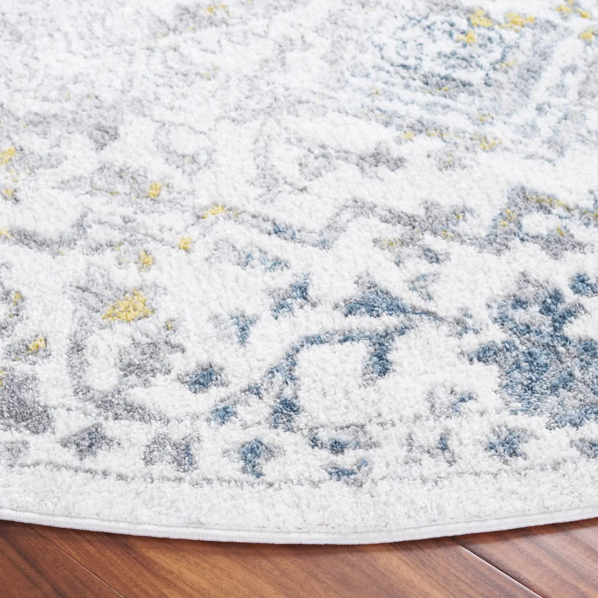 Safavieh Layla 6'-7" x 6'-7" Rug in Ivory Grey / Blue