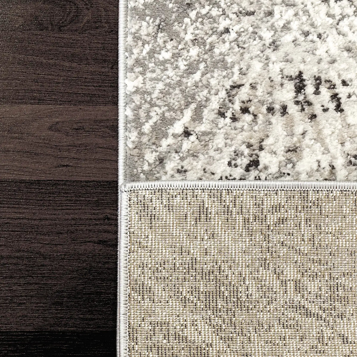 Dynamic Rugs Zen 8344 Grey Rugs - Corner