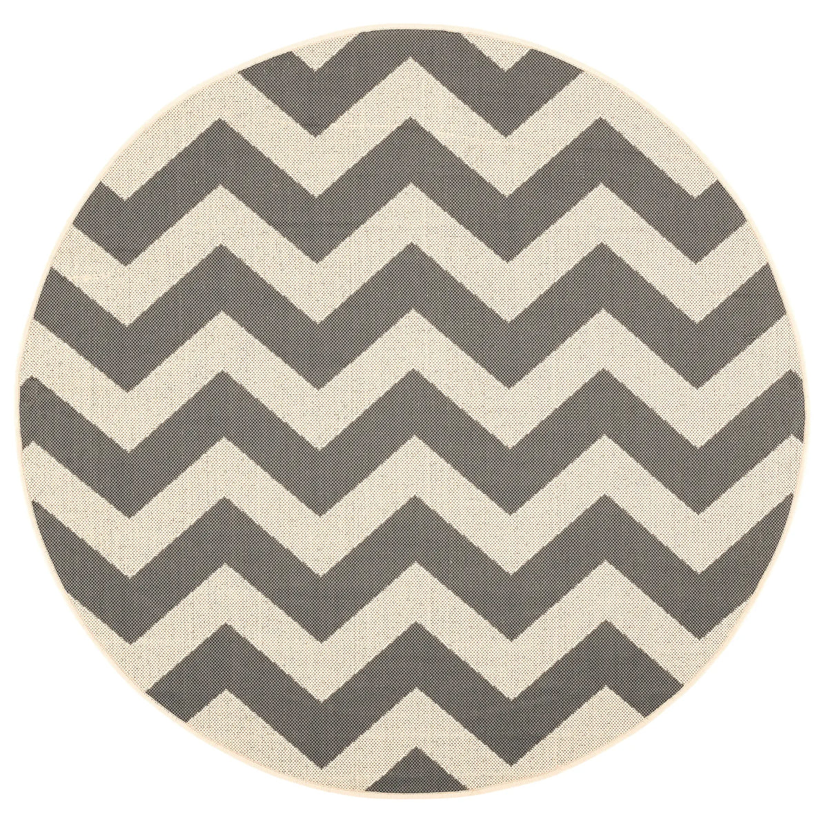 Safavieh Courtyard 5'-3" x 5'-3" Rug in Grey / Beige