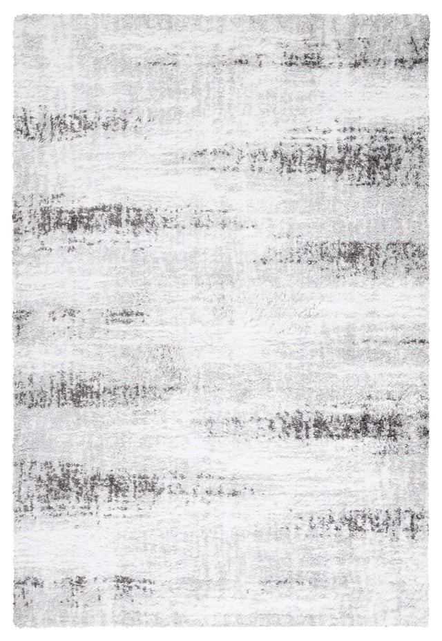 Safavieh Berber Shag 4'-5" x 6'-5" Rug in Grey / Dark Grey
