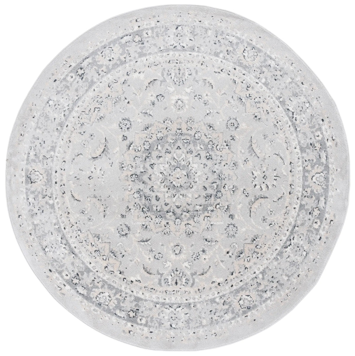 Safavieh Layla 6'-7" x 6'-7" Rug in Ivory / Grey