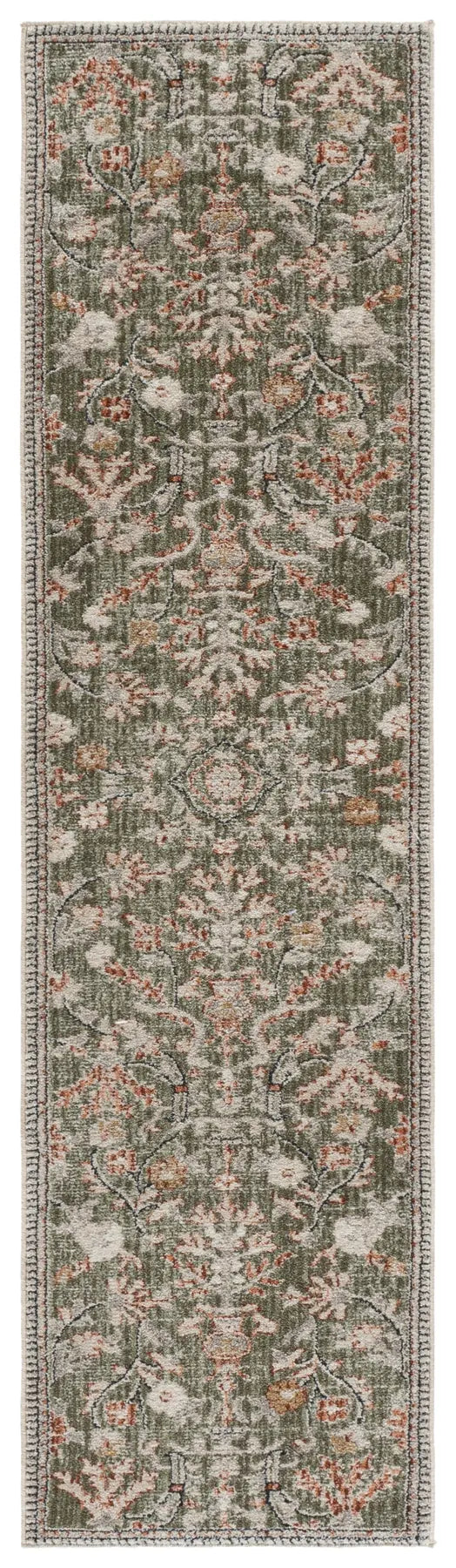 Safavieh Grove 2'-2" x 8'-0" Rug in Green / Ivory