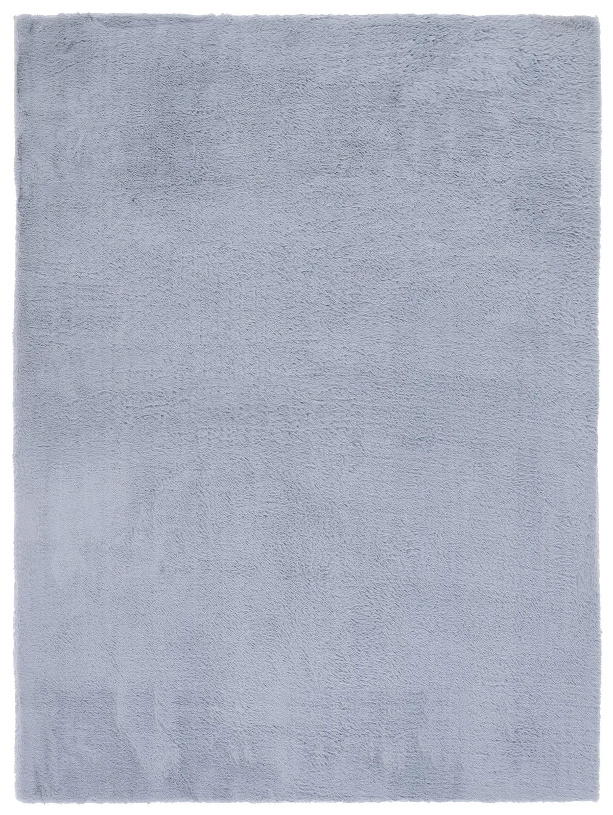 Safavieh Faux Rabbit Fur 5'-0" x 7'-0" Rug in Light Grey