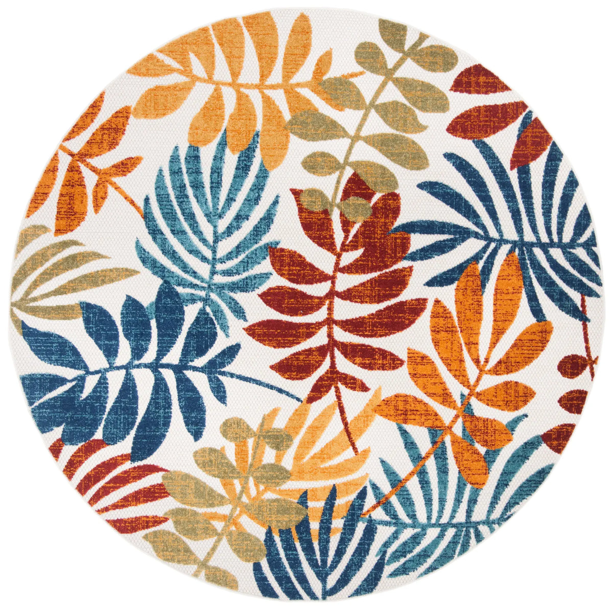 Safavieh Cabana 10'-0" x 10'-0" Rug in Creme / Red