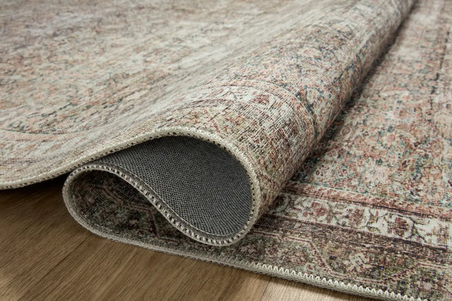 Chris Loves Julia x Loloi Jules 9-Jul Ink / Terracotta Rug - pile height