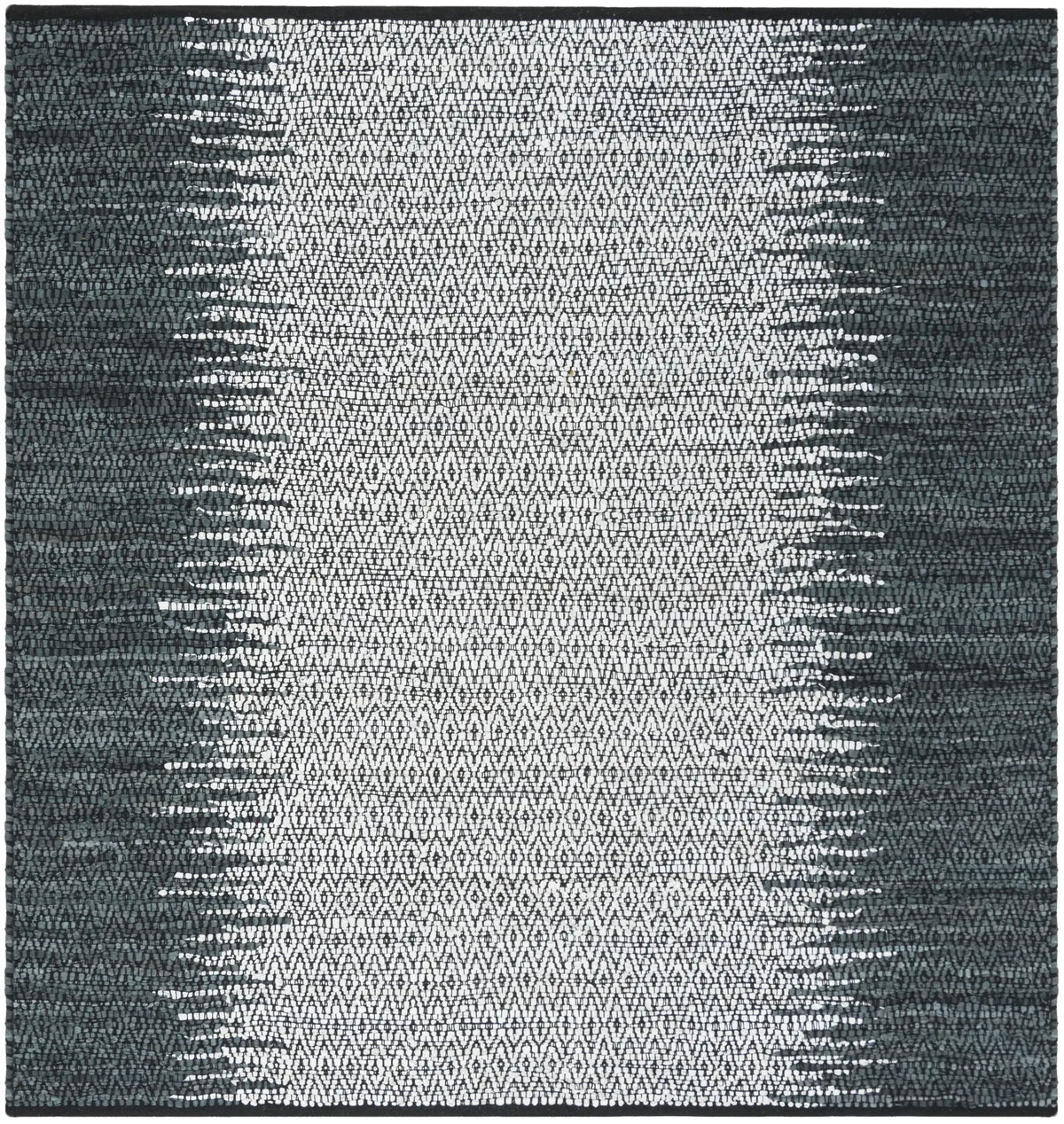 Safavieh Vintage Leather 6'-0" x 6'-0" Rug in Grey / Cream