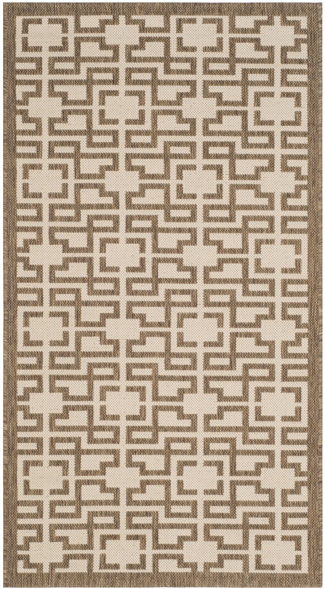 Safavieh Martha Stewart 2'-7" x 5'-0" Rug in Beige / Brown