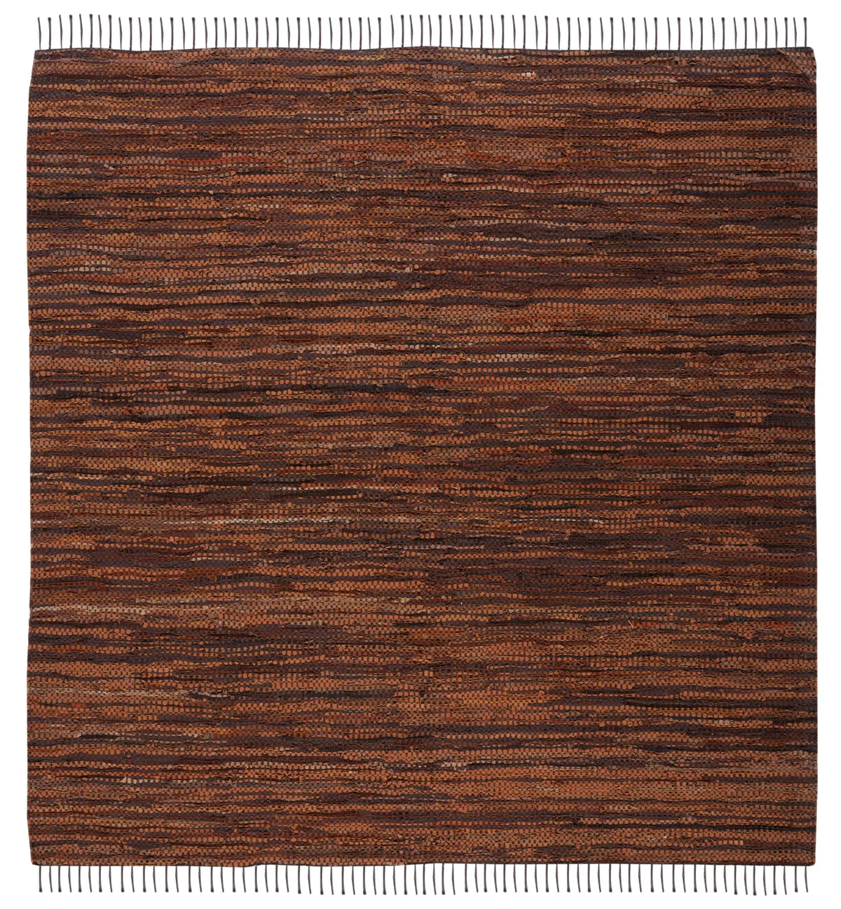 Safavieh Vintage Leather 7'-0" x 7'-0" Rug in Light Brown