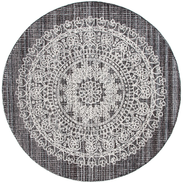 Safavieh Ebony 6'-0" x 6'-0" Rug in Brown / Ivory