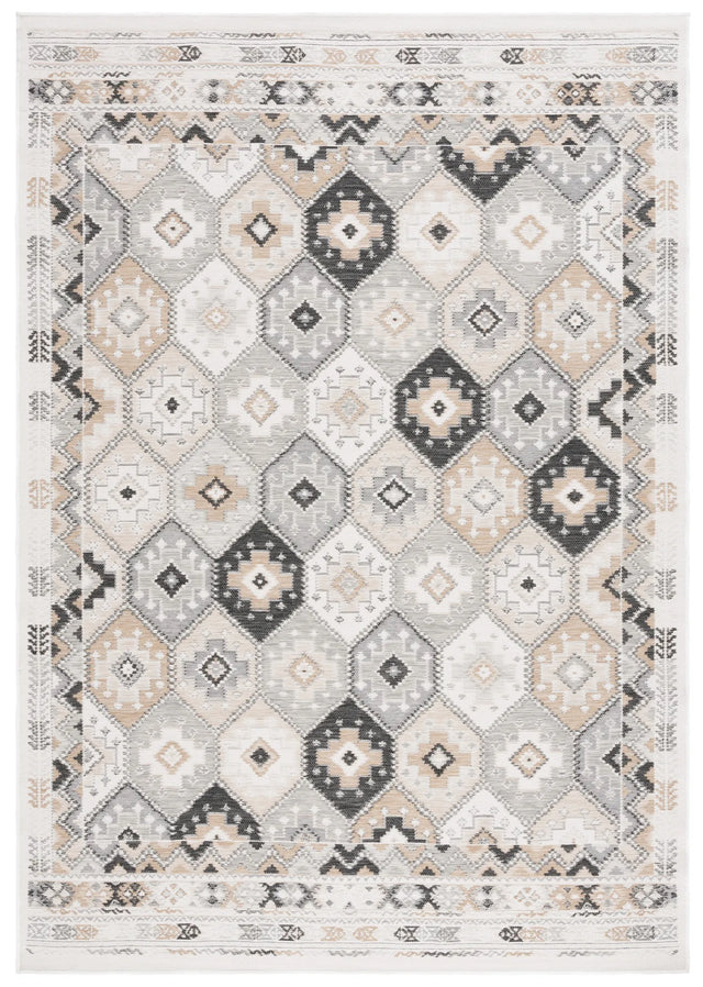 Safavieh Sunrise 5'-3" x 7'-7" Rug in Ivory / Grey Black