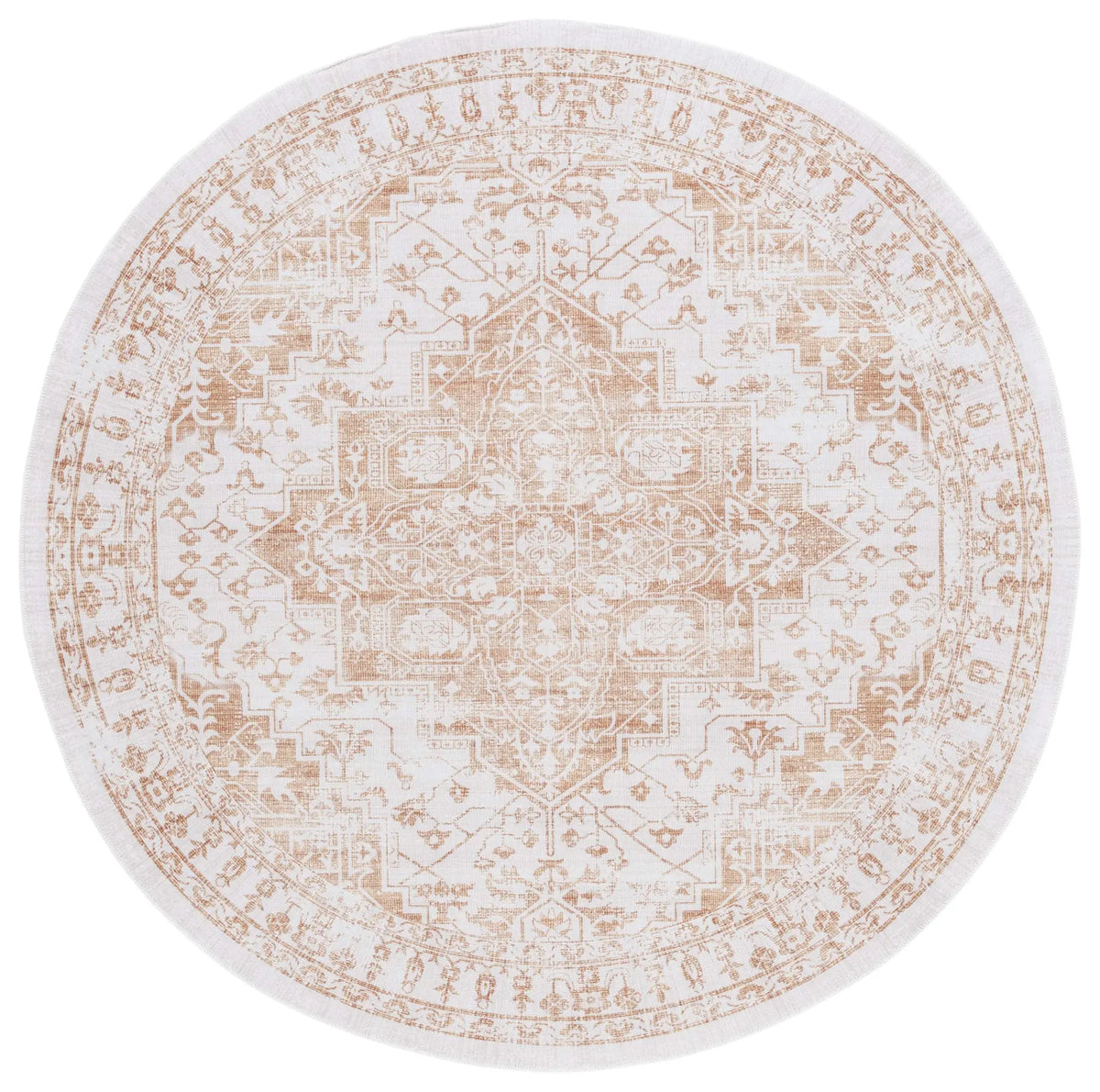 Safavieh Arizona 6'-0" x 6'-0" Rug in Beige / Gold